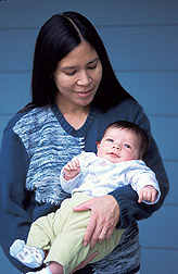 Photo: This woman participated in a nutrition study.