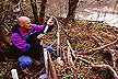 Water sampling in a raparian zone